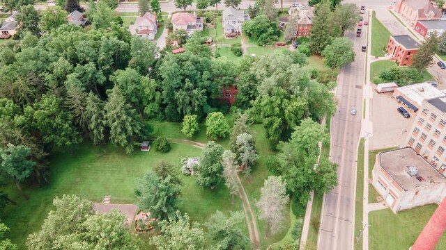15 S Broad St, Hillsdale, MI 49242 - drone / aerial view