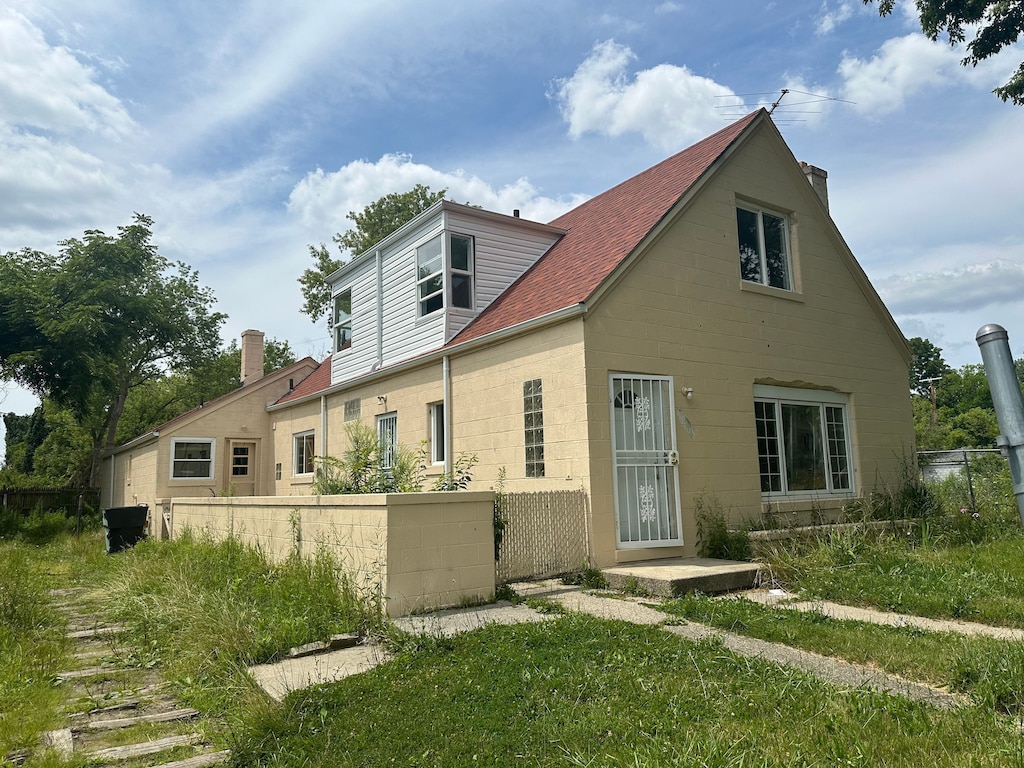 view of rear view of house