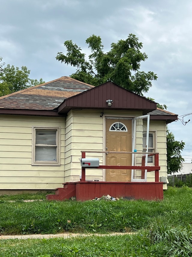 view of front of home