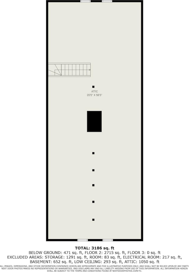 801 Portage Ave, Three Rivers, MI 49093 - view of property floor plan