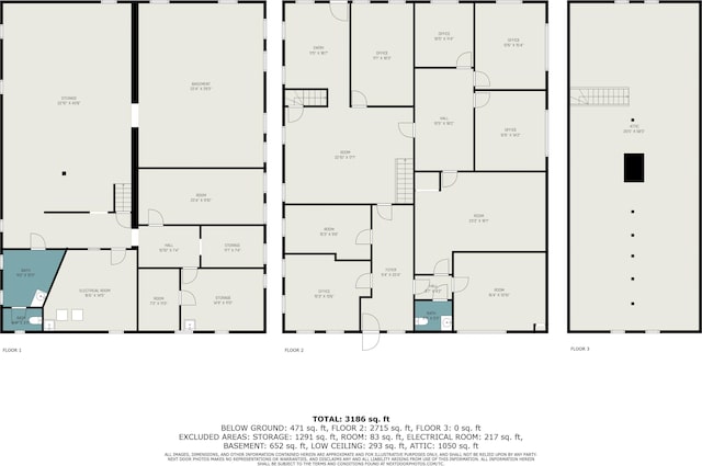 801 Portage Ave, Three Rivers, MI 49093 - view of home floor plan