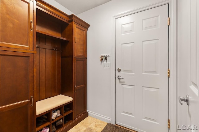 view of mudroom