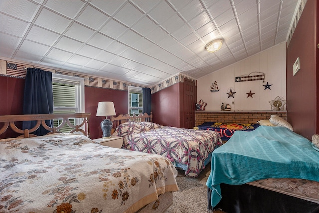 bedroom with carpet floors