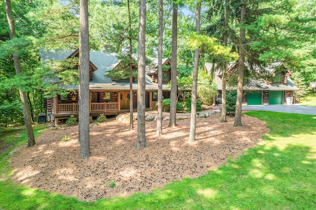 exterior space featuring covered porch