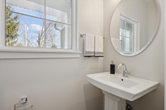 bathroom with a sink