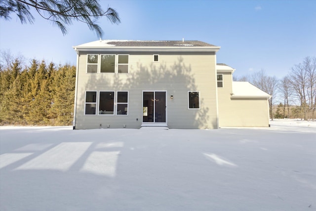 view of rear view of property