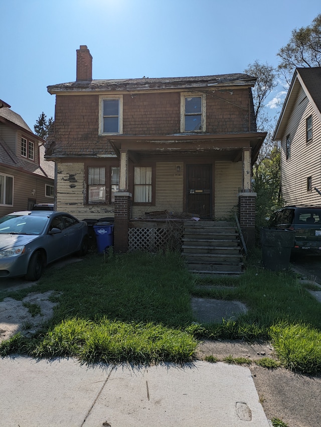 view of front of house with a porch