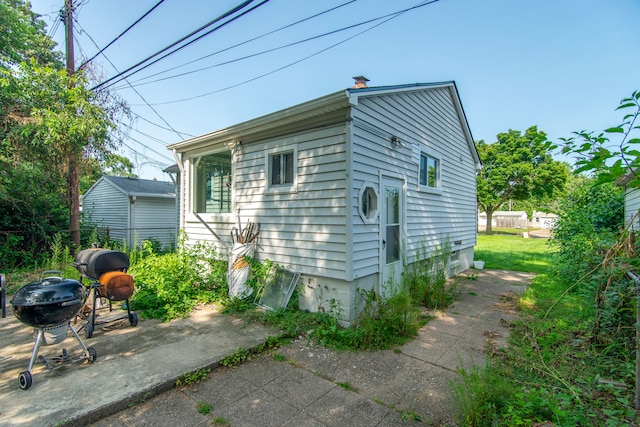 view of home's exterior featuring a patio