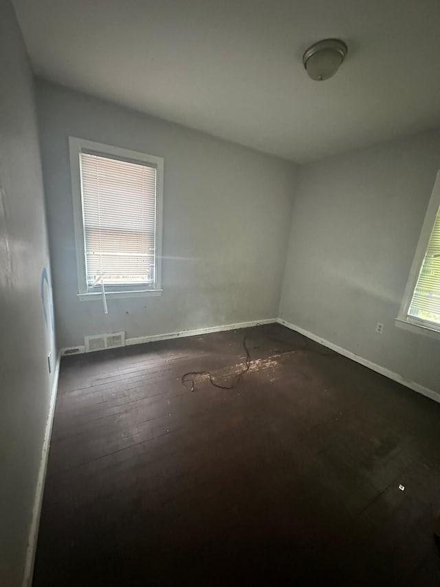 spare room featuring a wealth of natural light