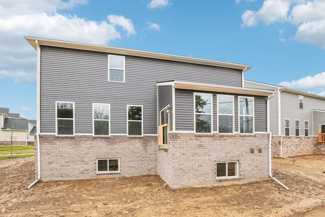 view of rear view of property