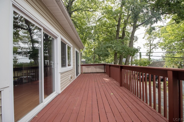 4241 Echo Cv, Manitou Beach, MI 49253 - view of wooden terrace