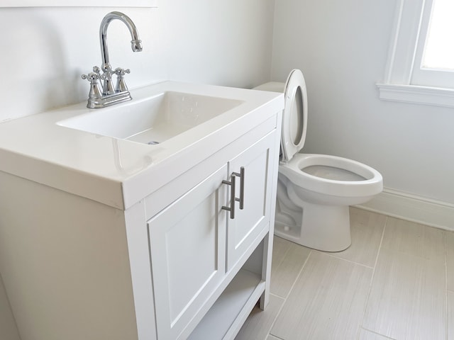 488 Parkview Dr, Detroit, MI 48214 - half bathroom with vanity and toilet