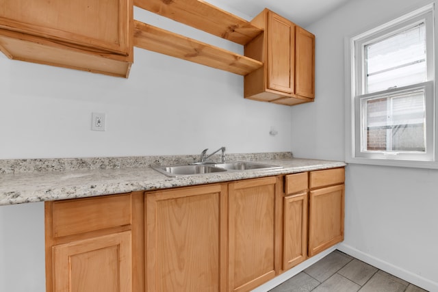 kitchen featuring sink