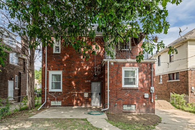 view of rear view of property