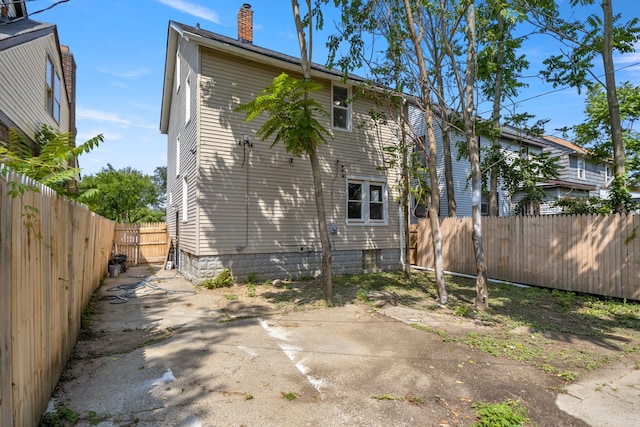 view of rear view of property