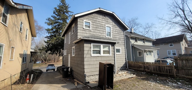 view of rear view of house