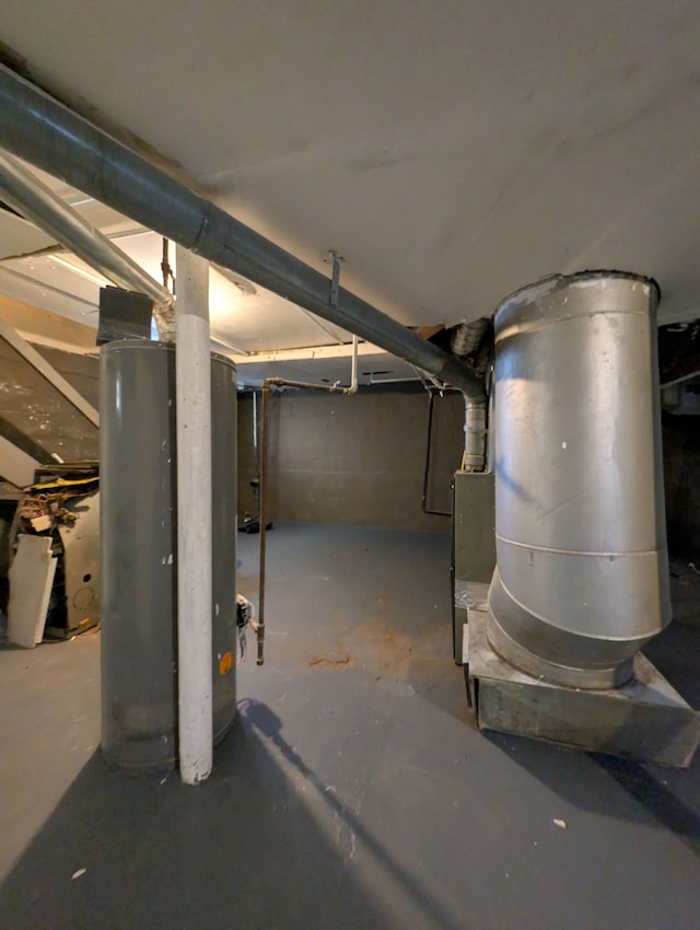 view of basement