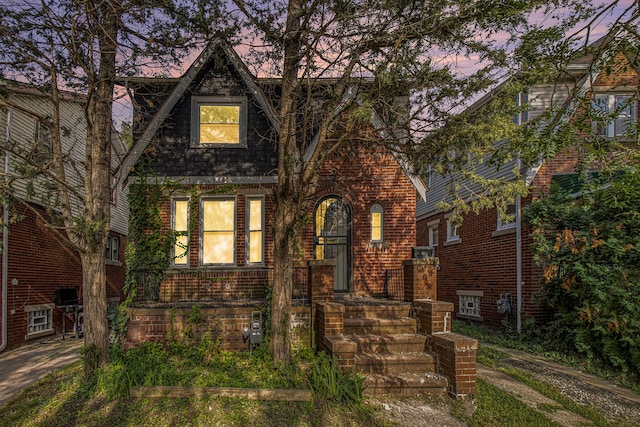 15766 Snowden St, Detroit, MI 48227 - english style home featuring brick siding