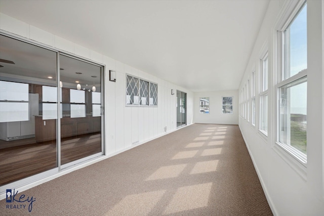 6800 Lakeshore Dr, Newport, MI 48166 - unfurnished sunroom featuring healthy amount of natural light
