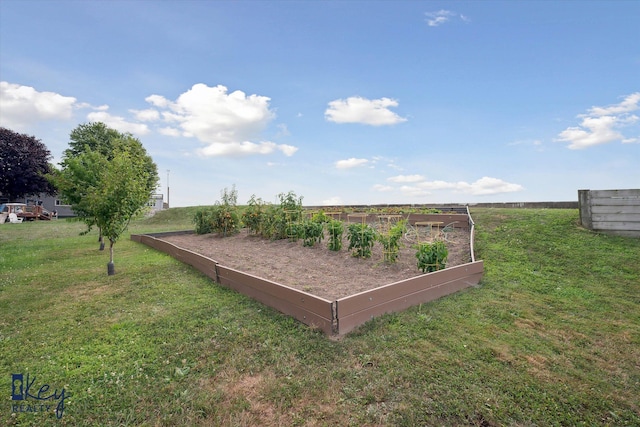 6800 Lakeshore Dr, Newport, MI 48166 - view of green lawn featuring a vegetable garden