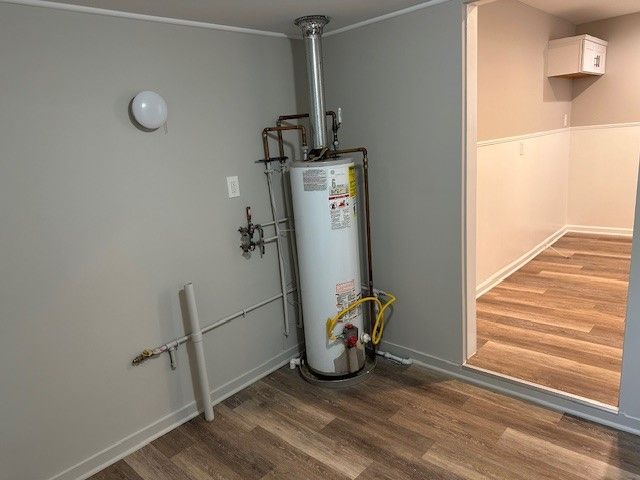 utilities with gas water heater