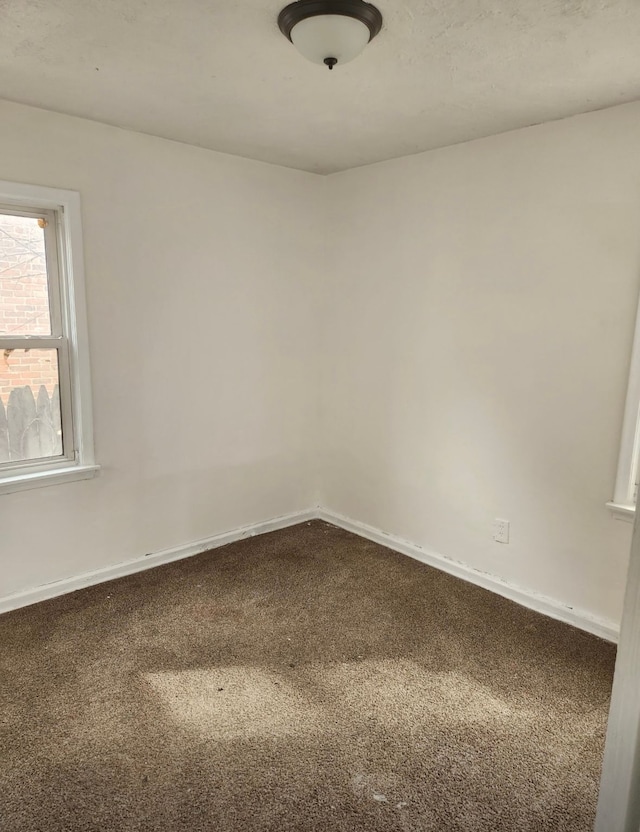 spare room featuring carpet flooring