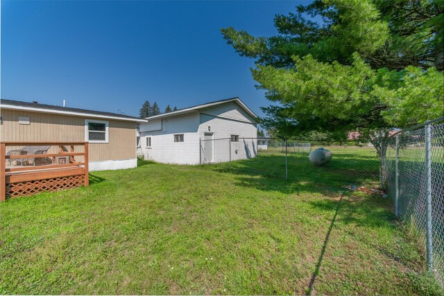 9284 M-35, Gladstone, MI 49837 - view of yard with a wooden deck