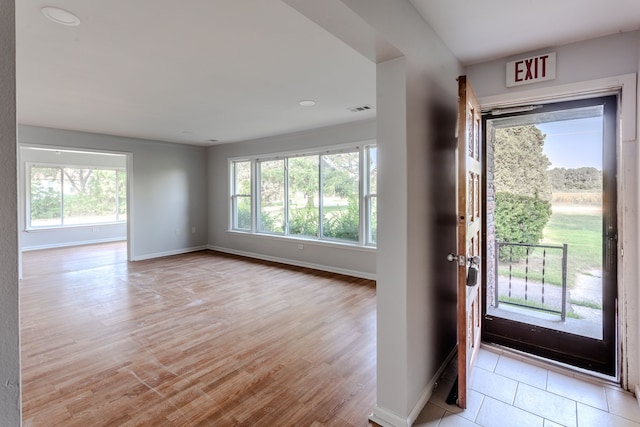 entrance foyer featuring a healthy amount of sunlight