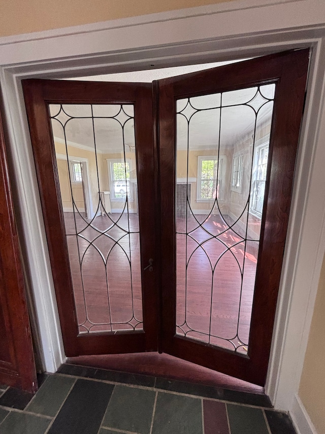 room details featuring french doors