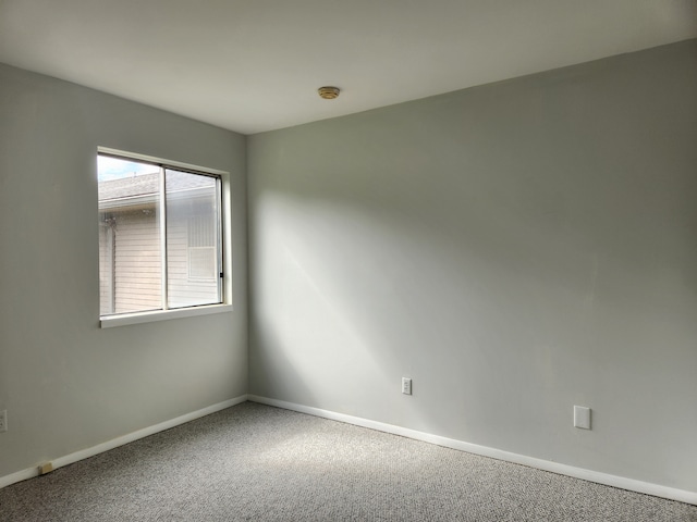 empty room featuring carpet floors