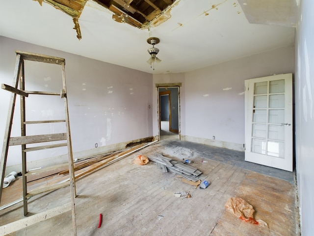 view of empty room