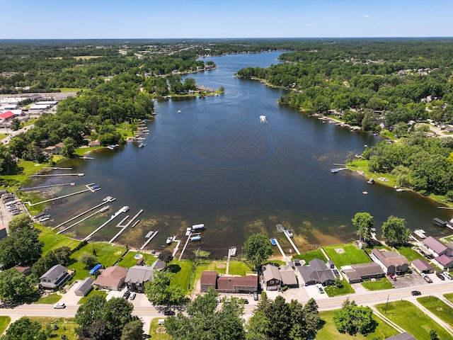 1794 S Hughes Rd, Brighton, MI 48114 - drone / aerial view of a nearby body of water