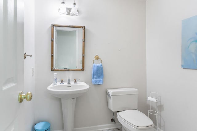 bathroom with toilet