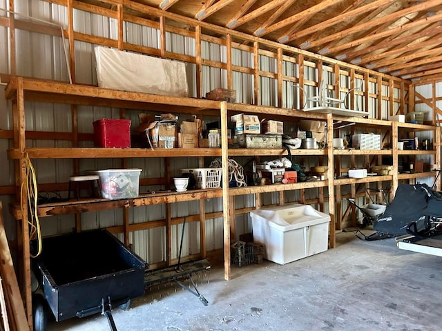 view of storage