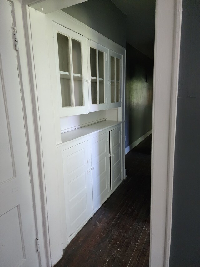 9369 Genessee, Detroit, MI 48206 - hall featuring dark wood-style flooring