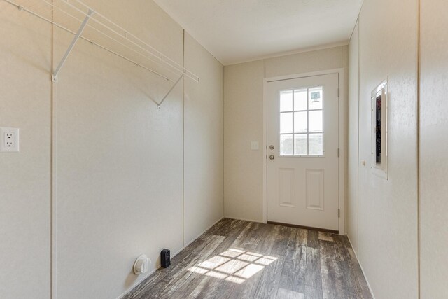 575 Gallery Dr Unit 48, Eaton Rapids, MI 48827 - doorway with wood finished floors