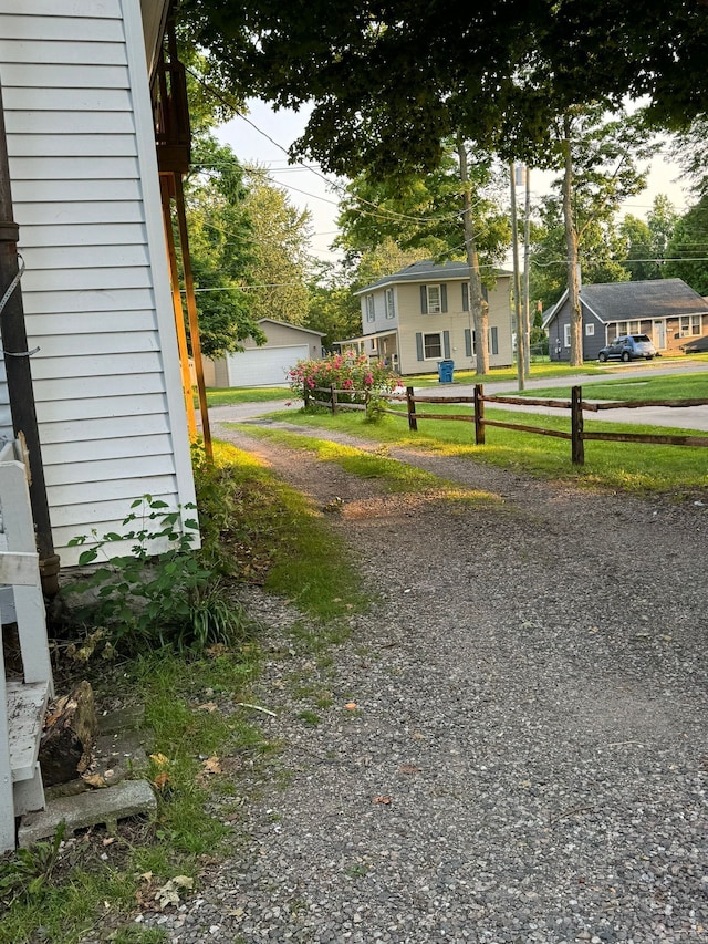 view of road