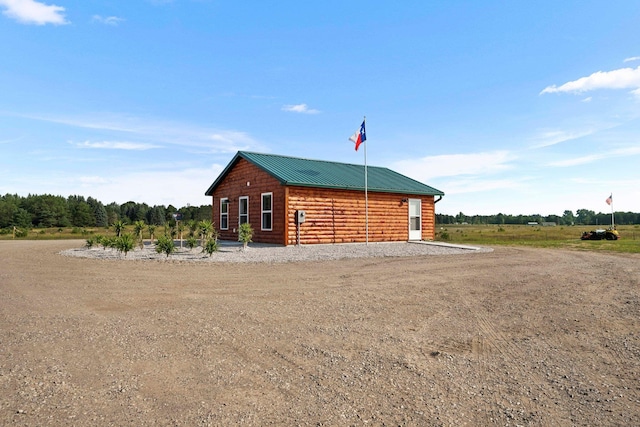 view of side of property