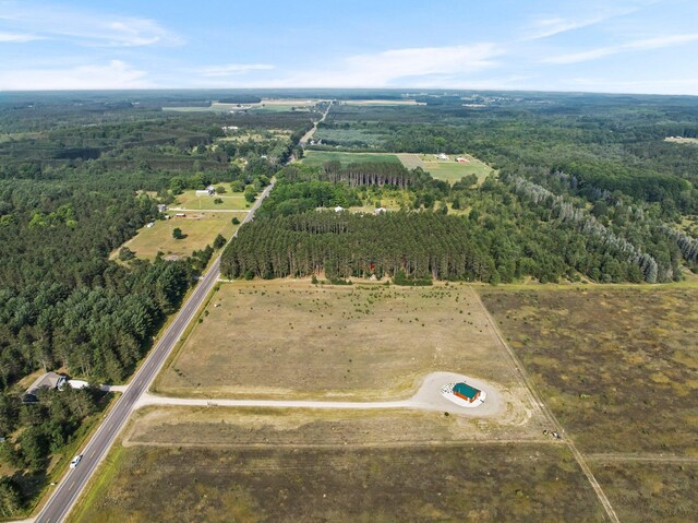 2835 Walton Rd, Kingsley, MI 49649 - aerial view of property's location with a heavily wooded area and rural landscape