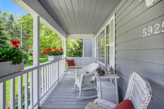 5925 Jagger Rd, Ludington, MI 49431 - view of porch