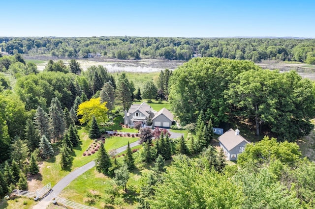5925 Jagger Rd, Ludington, MI 49431 - drone / aerial view of a heavily wooded area