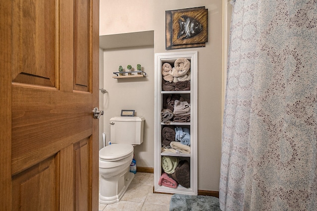 5925 Jagger Rd, Ludington, MI 49431 - bathroom featuring tile patterned flooring and a shower with shower curtain