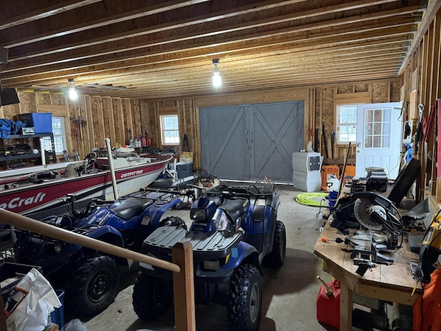 5925 Jagger Rd, Ludington, MI 49431 - view of garage