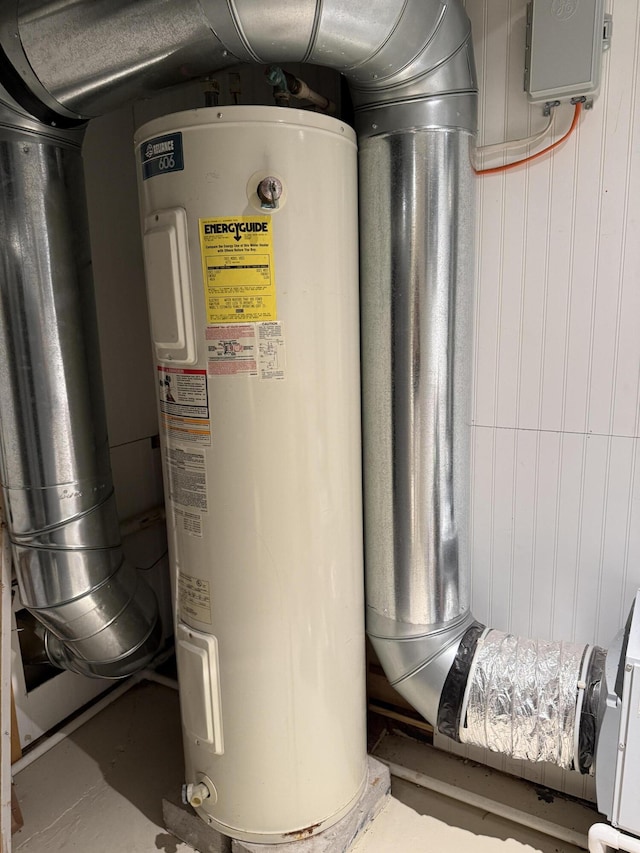 5925 Jagger Rd, Ludington, MI 49431 - utility room with water heater