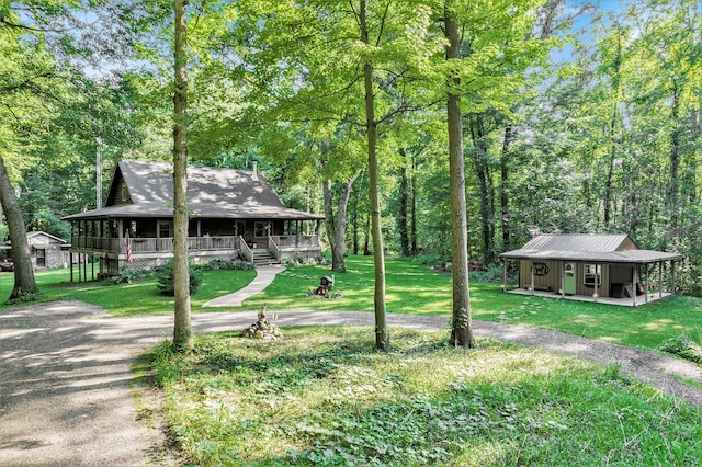 surrounding community featuring a lawn