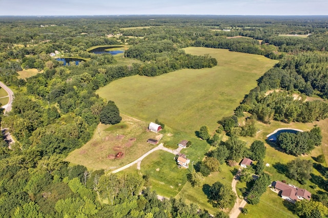 3150 Swaffer Rd, Millington, MI 48746 - aerial view of property and surrounding area featuring a nearby body of water and a forest