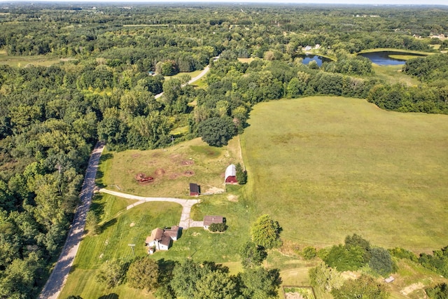 3150 Swaffer Rd, Millington, MI 48746 - view of property location with a nearby body of water and a forest