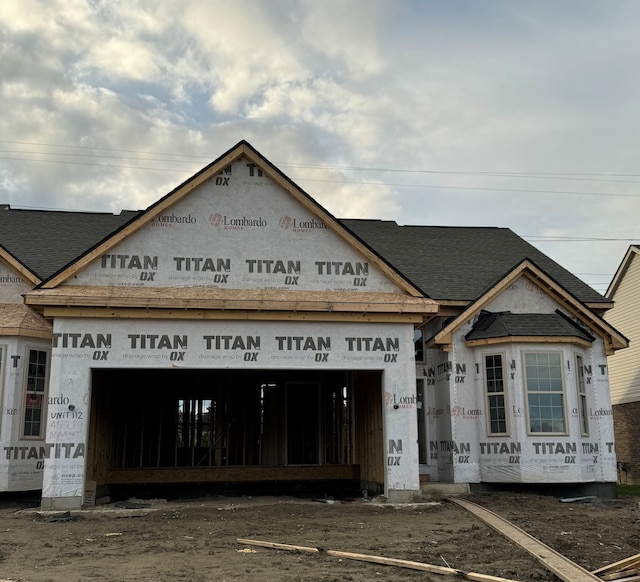 view of property in mid-construction