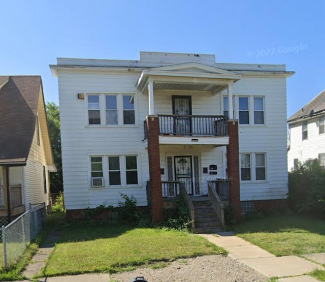 121/123 Sturtevant St, Highland Park, MI 48203 - view of front of property featuring a balcony