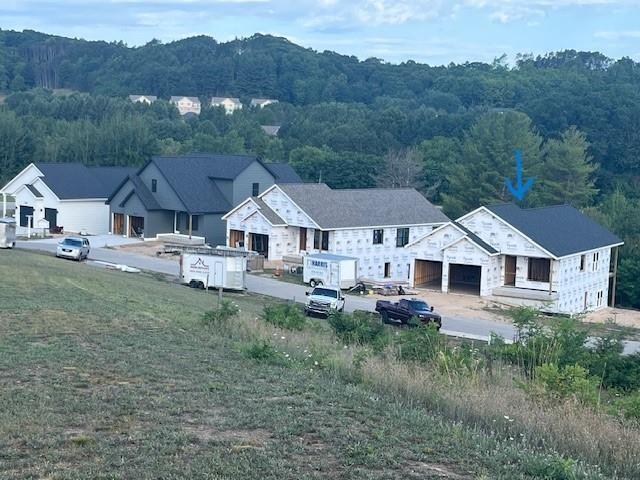 13828 S Azmiuth Dr, Traverse City, MI 49684 - view of mountain background featuring a forest